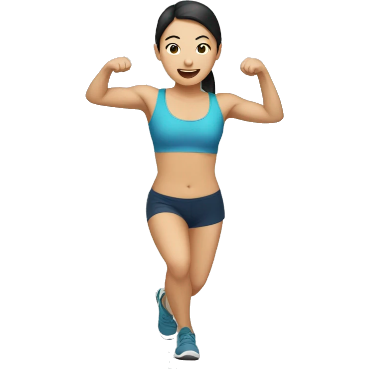 asian workout emoji