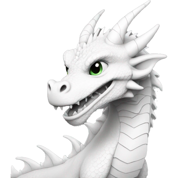Dragon lineart emoji