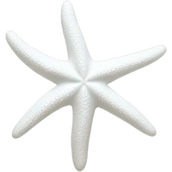 White starfish  emoji