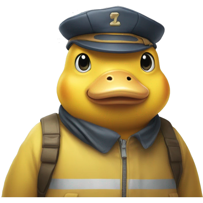a psyduck, but swedish emoji
