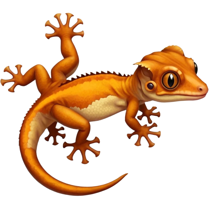 Crested Gecko with big eyes  emoji