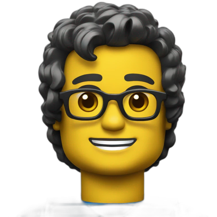 Lego smiling emoji