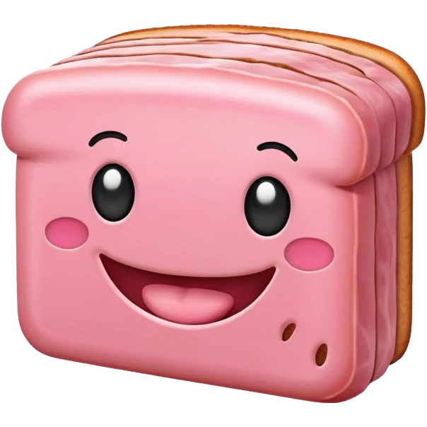 SPAM MEAT kawaii SMILE face EMOJI emoji