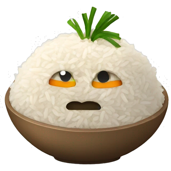 rice with vegetables emoji