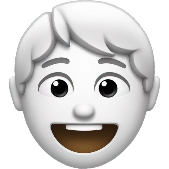 Smiling Outside but broken from inside emoji