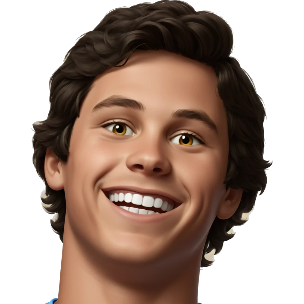 smiling boy portrait meme emoji