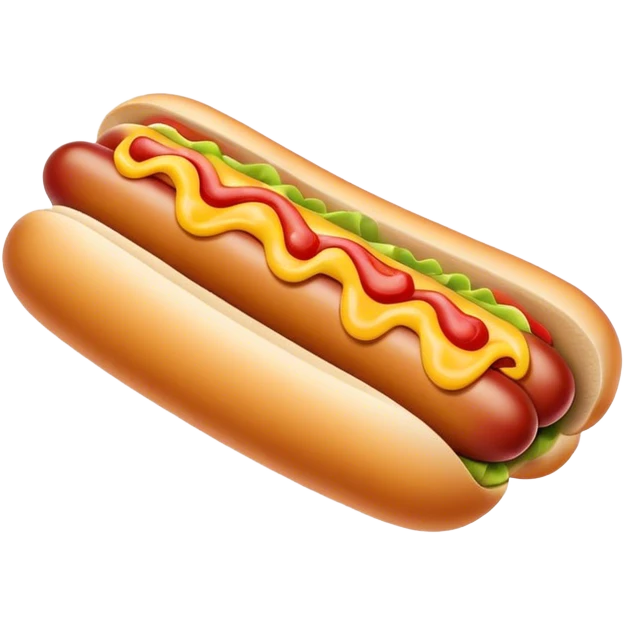 one hotdog emoji
