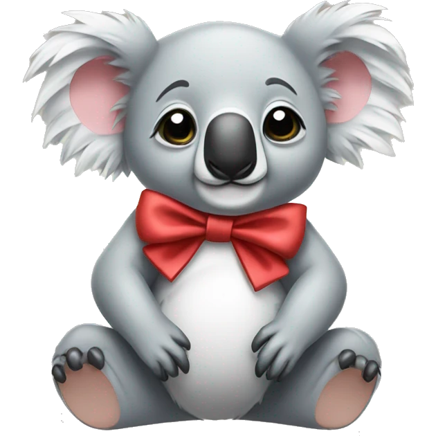 Koala with bow  emoji