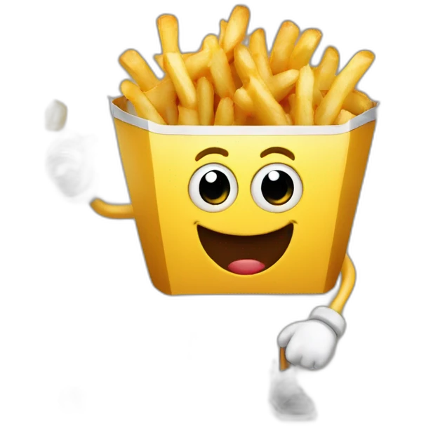 Frite qui joues au billard emoji