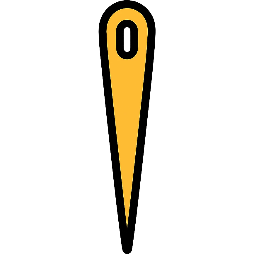 sewing needle with a hole emoji
