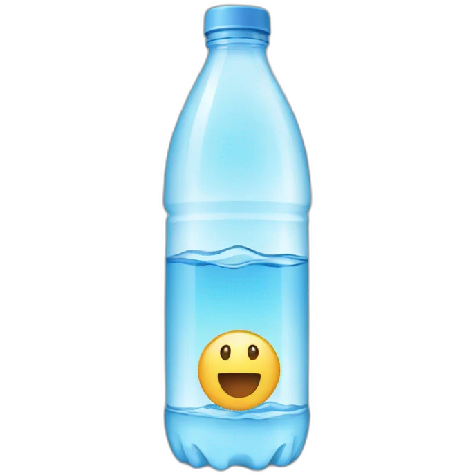 A bottle of water emoji