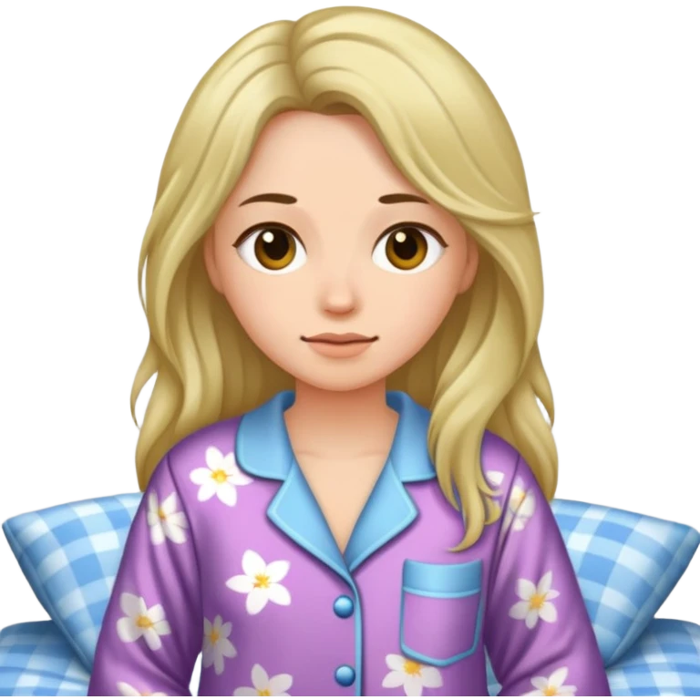 Pijama pelo suelto  emoji