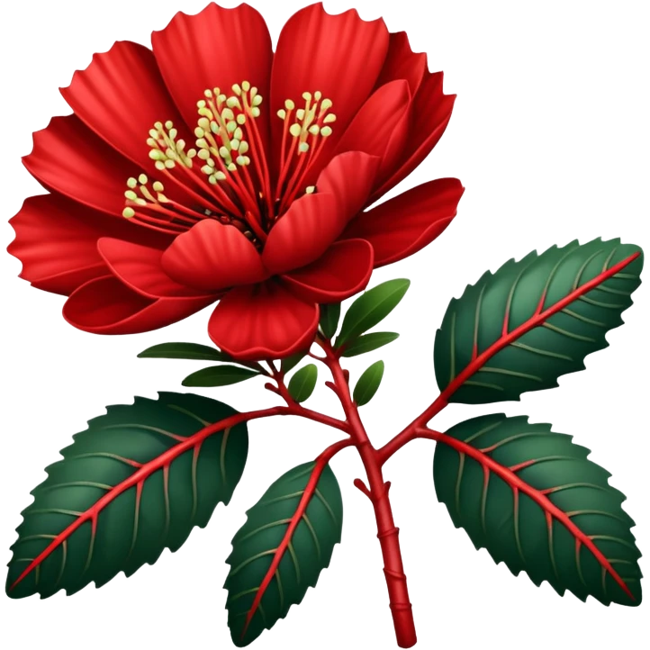 pohutukawa flower emoji