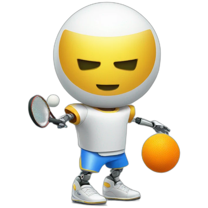 Ping pong robot emoji