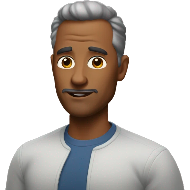 an axious dad emoji
