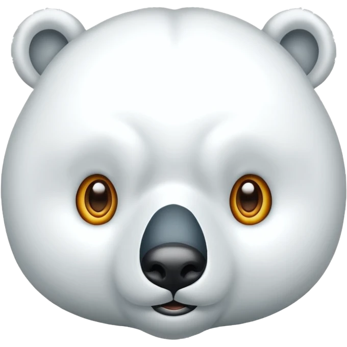 Puedes hacer un oso polar el cual este con un ojo abierto y el otro ojo cerrado por favor  emoji