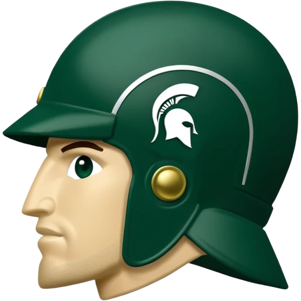 Michigan state sparty green  emoji