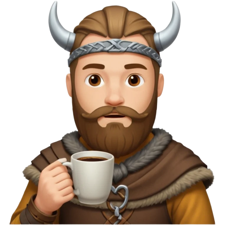viking drink coffee emoji