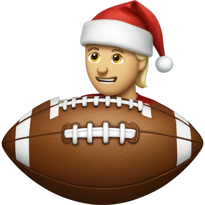 Christmas football emoji