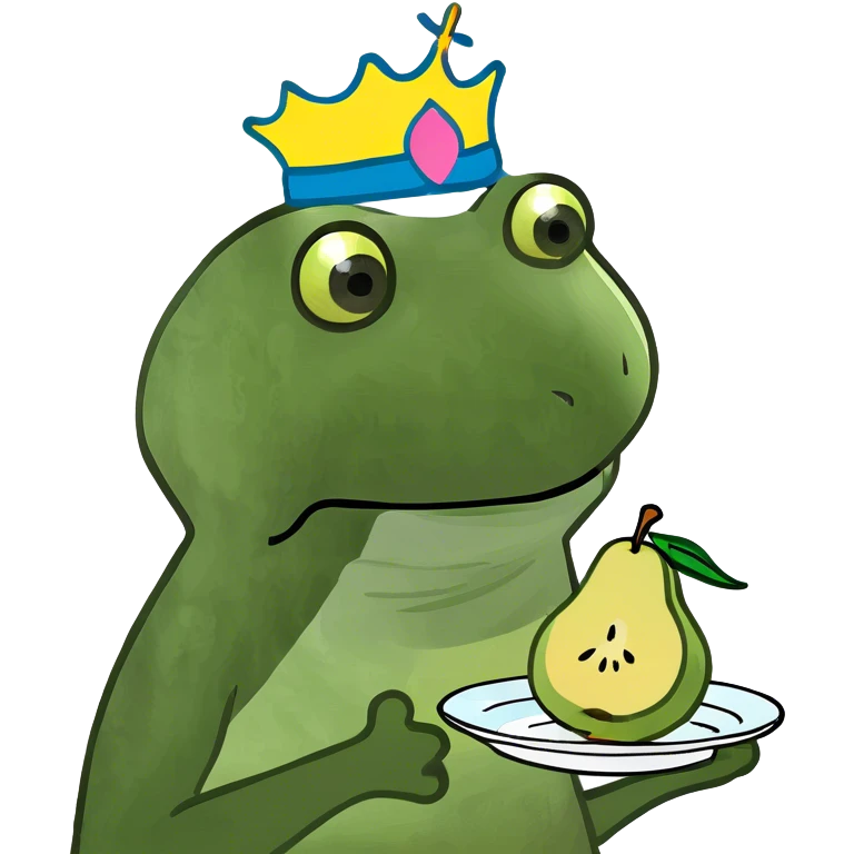 tea with pear shape glass and lemon emoji