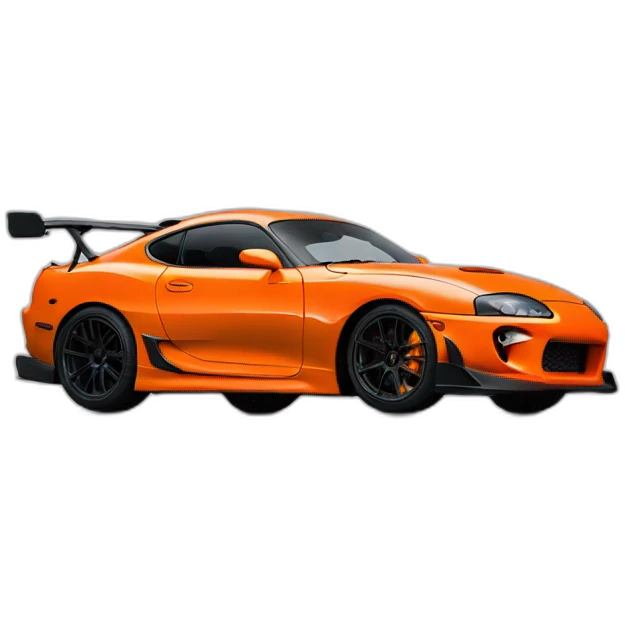 Fast & Furious supra orange emoji