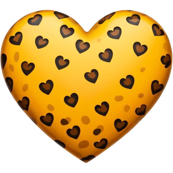 corazon animal print emoji