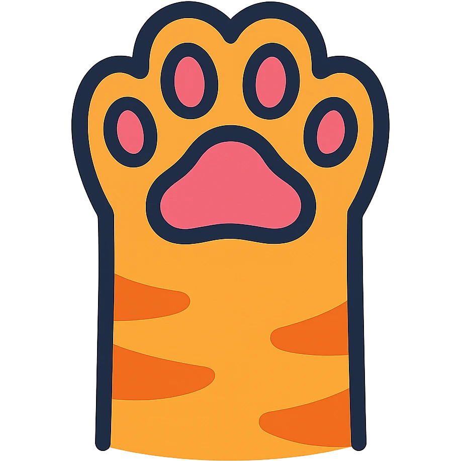 cat paw emoji