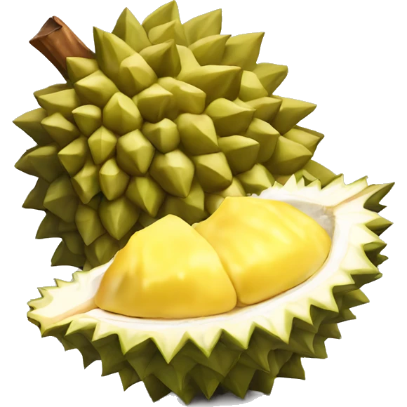 Durian fruit emoji