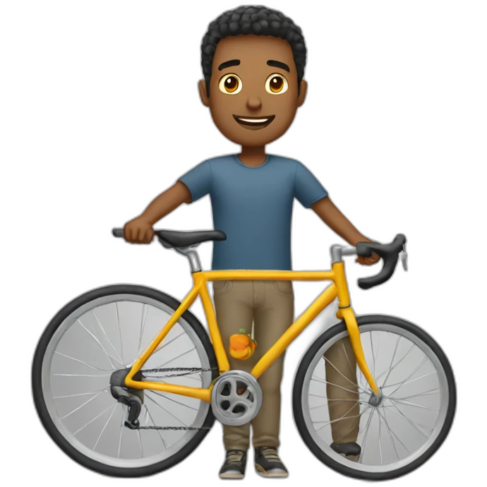 guy with bicylce emoji