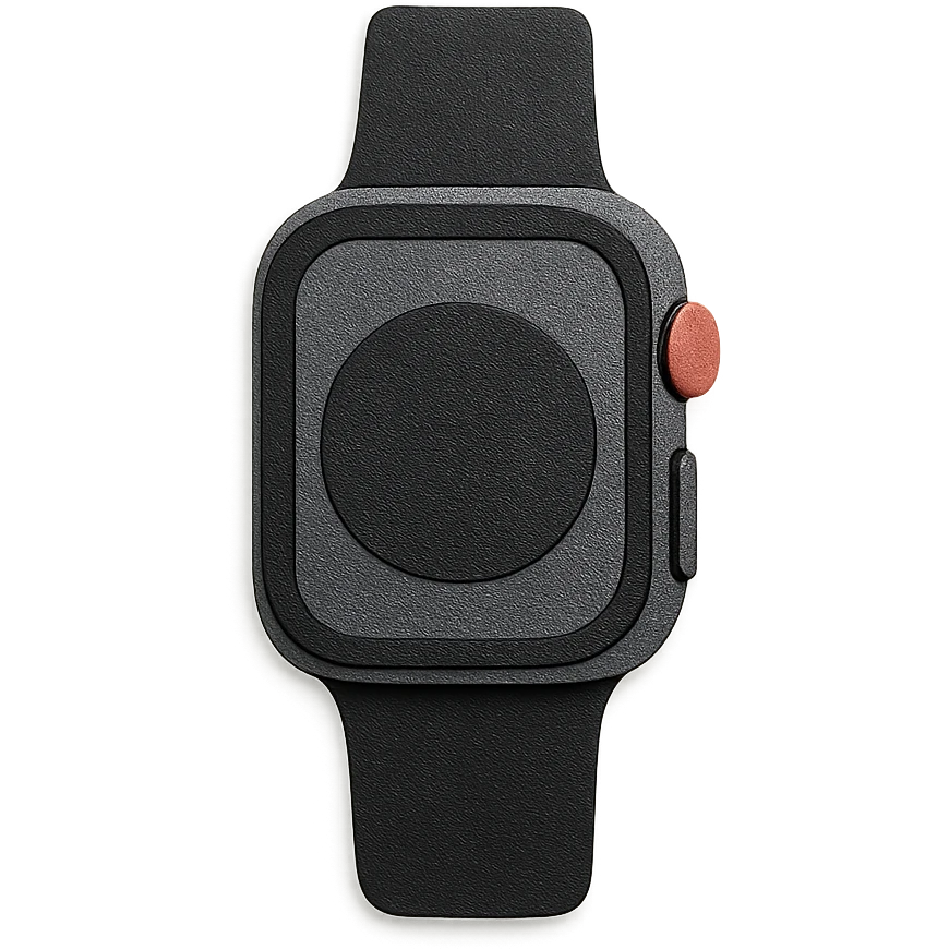 black apple watch emoji