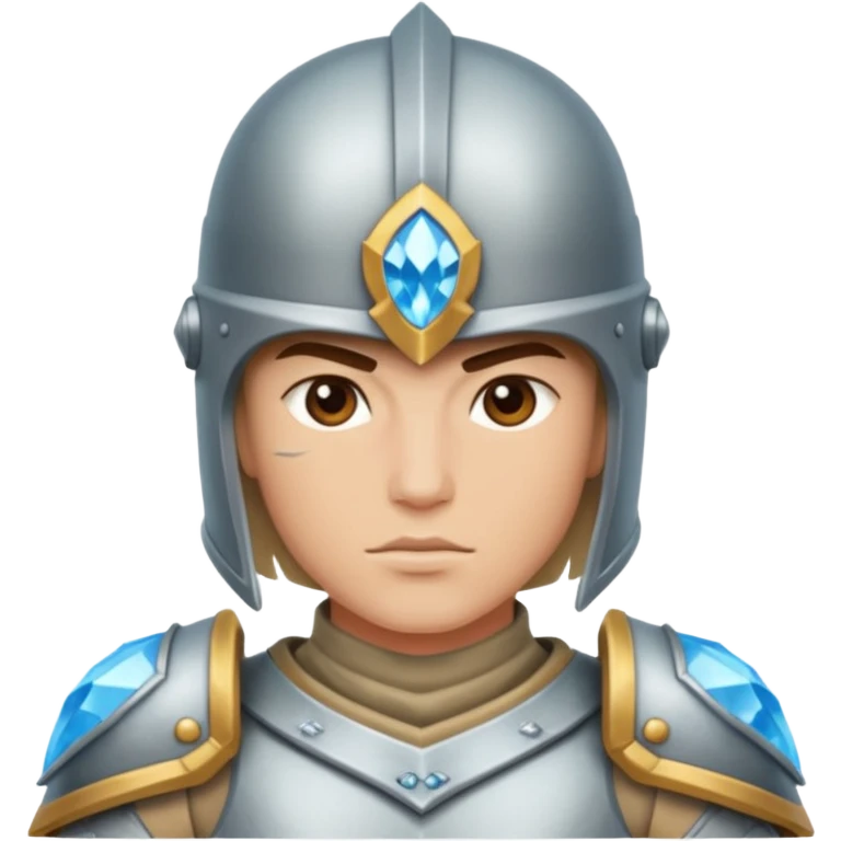 crystal-armored warrior emoji