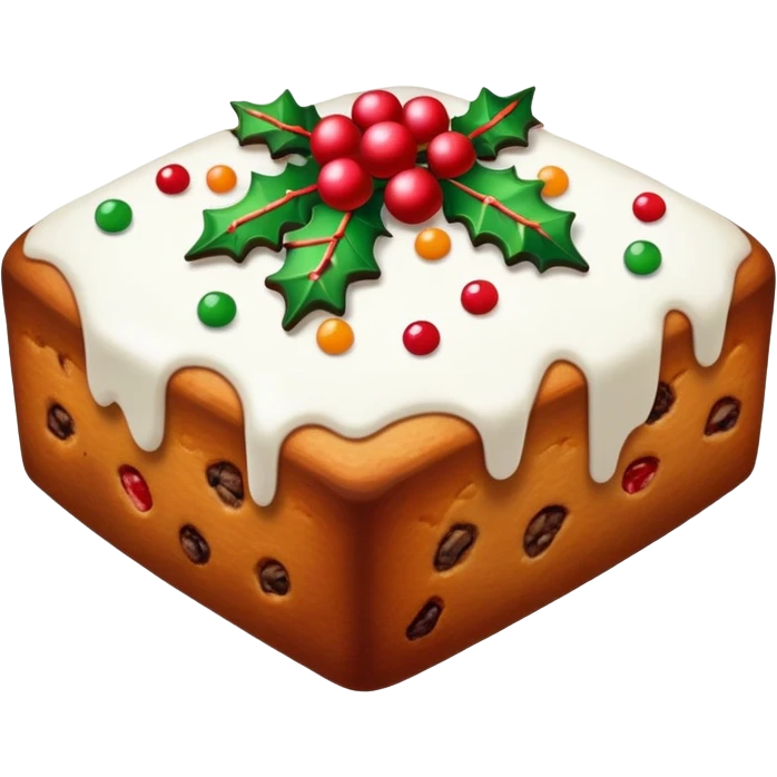Christmas fruitcake  emoji