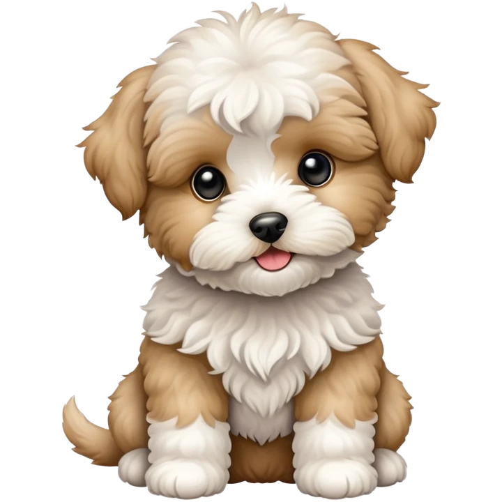 Maltipoo puppy emoji