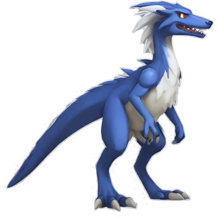 Lombax-Sergal-Vernid-Fakemon full body emoji