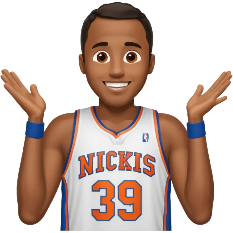 diddy in jail watching the knicks game but hes extremely happy that they won emoji