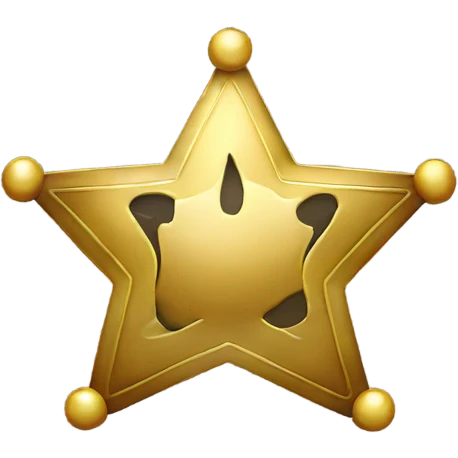 sheriff badge emoji