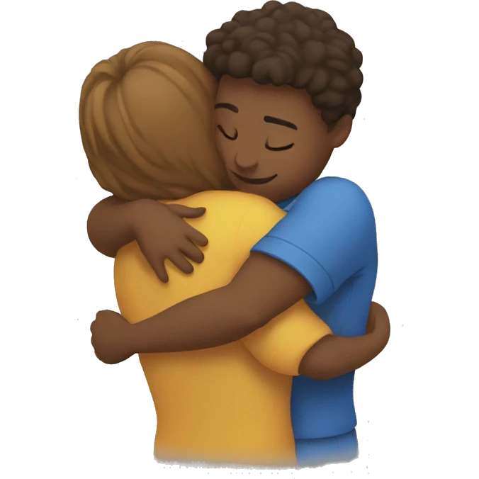 Hugging tightly emoji