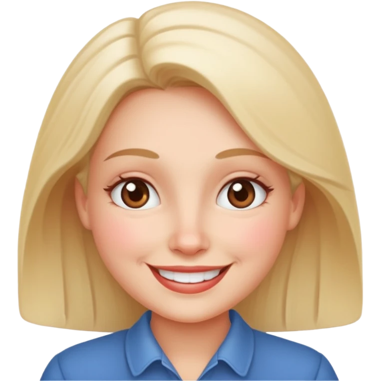 white townslady emoji