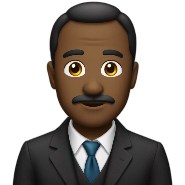 Mr black Champeta  emoji