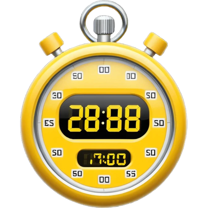 yellow Stopwatche emoji