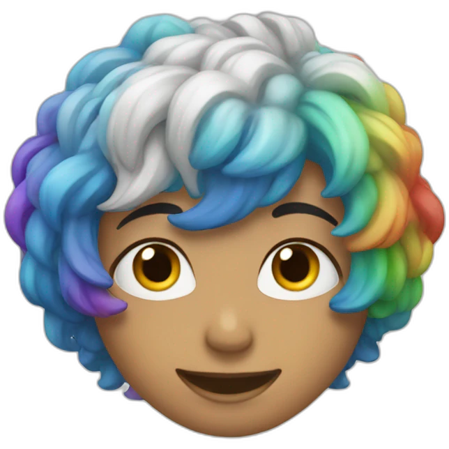 Coeur multicolore emoji