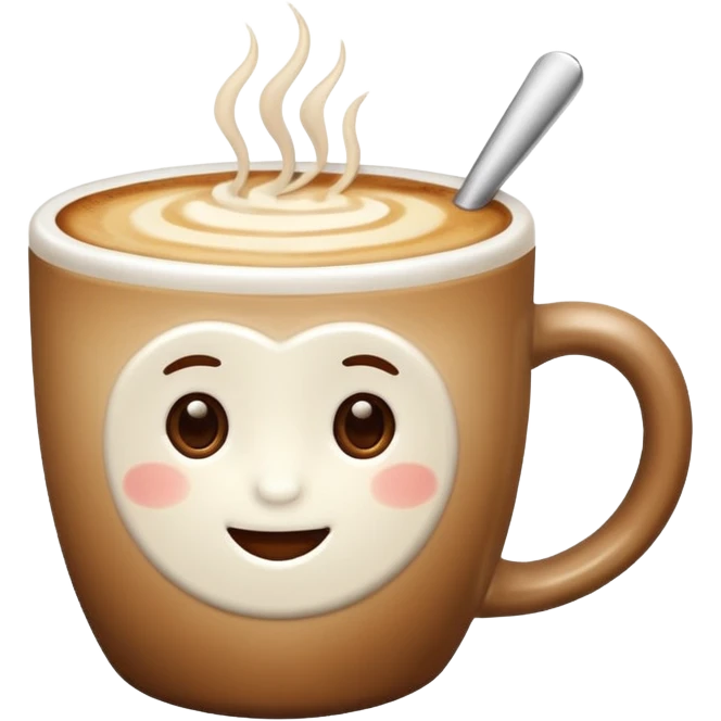 a cup of latte emoji