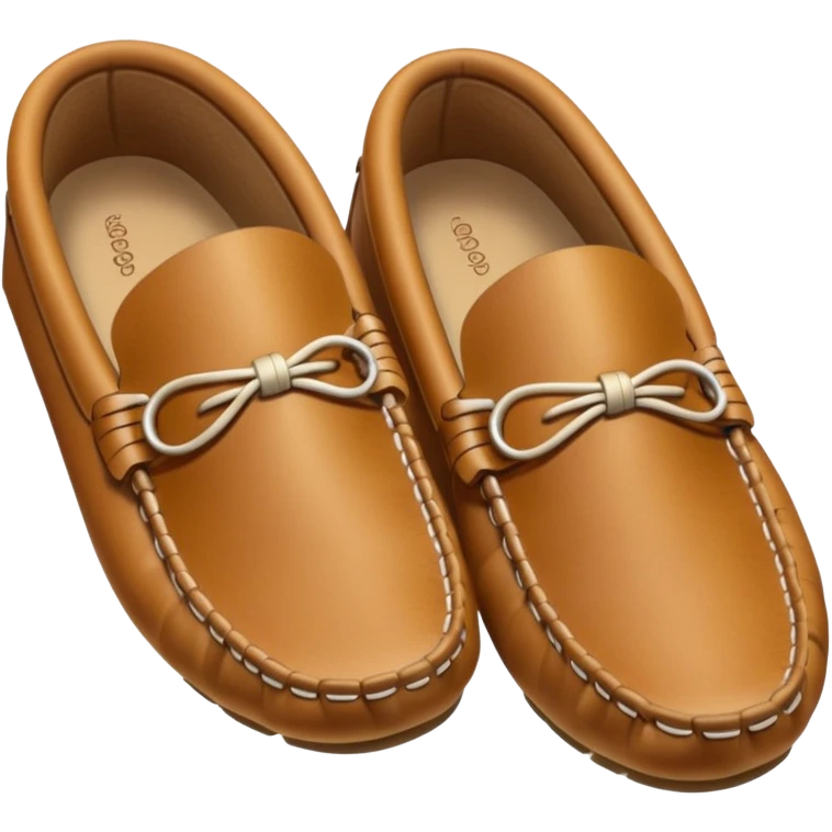 tan moccasins emoji