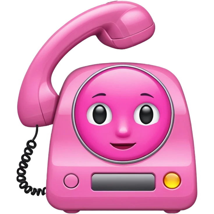 pink caller id emoji