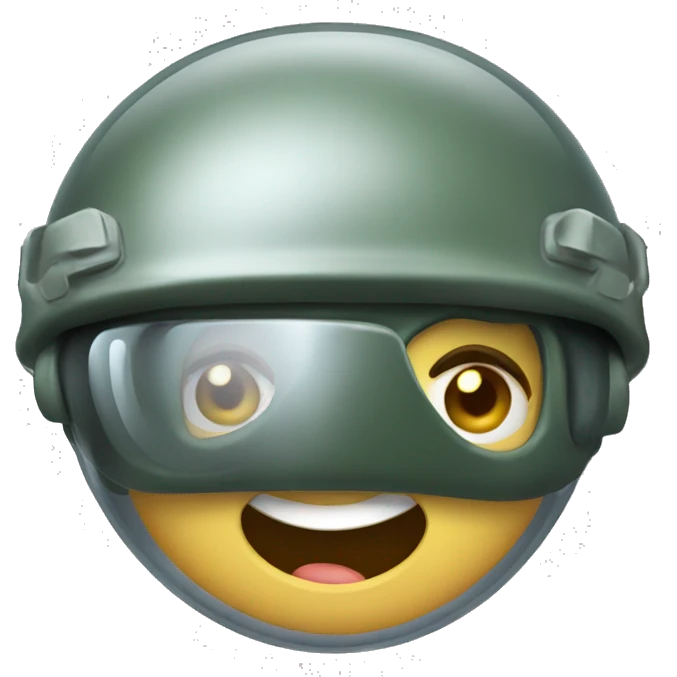 millitary bubble emoji