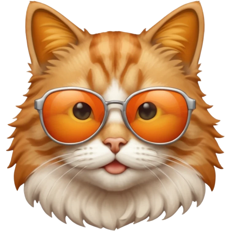Cat wearing sunglasses emoji