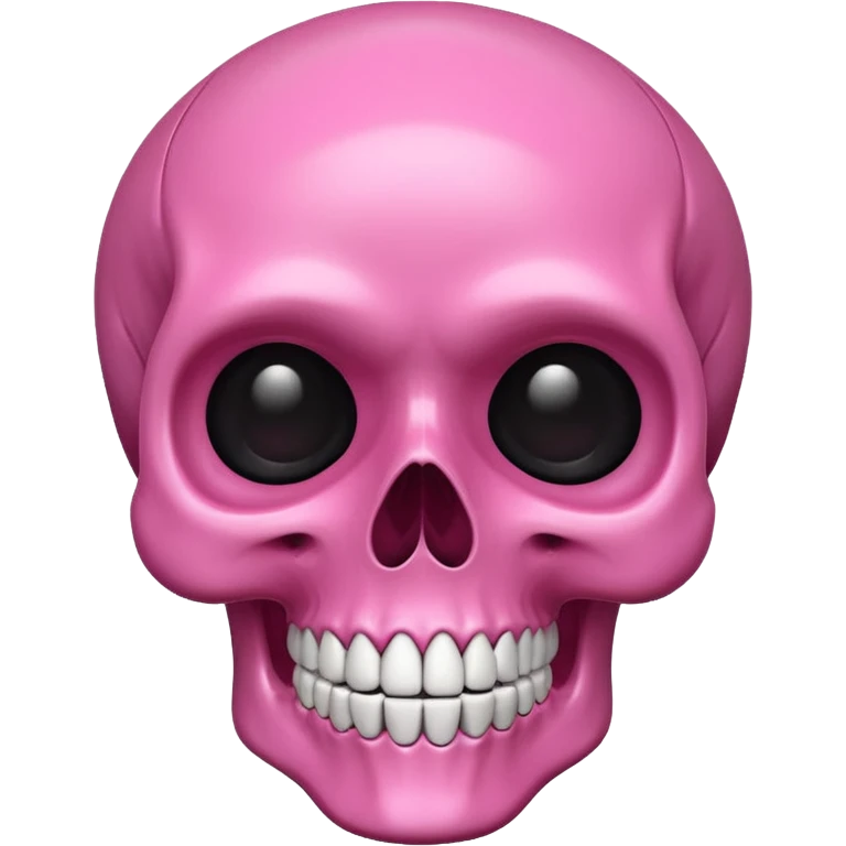 Pink skull emoji emoji