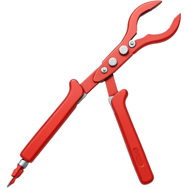 red bent nose Pliers emoji