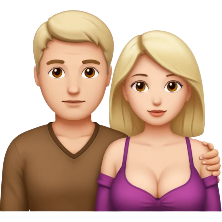 man fuck woman with big tits emoji