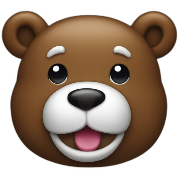 Poop coin bear emoji